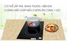 Bếp hồng ngoại đôi Malloca MDH-02R