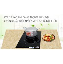 Bếp hồng ngoại đôi Malloca MDH-02R