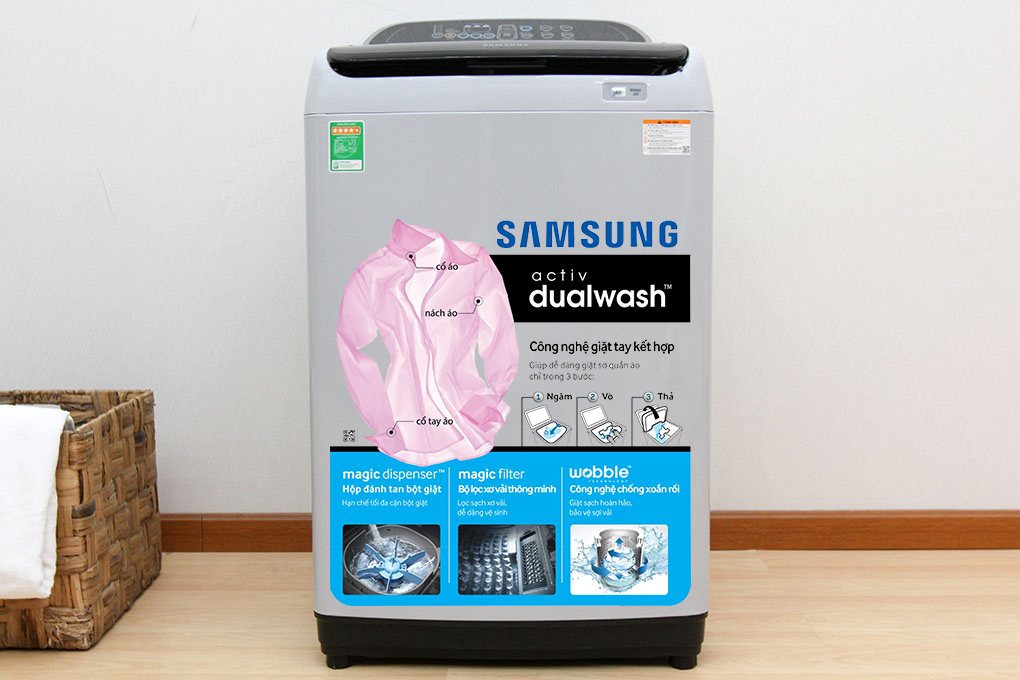 Máy giặt Samsung 8.5 kg WA85J5712SG/SV