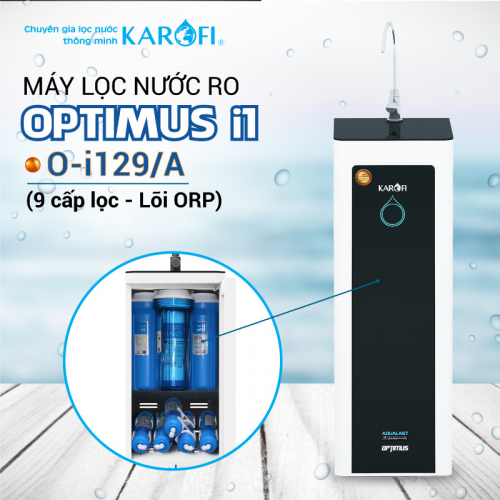 Máy lọc nước RO KAROFI OPTIMUS i1 O-i129/A (9 cấp lọc - Lõi ORP)