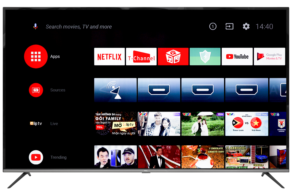 Android Tivi TCL 4K 65 inch L65P8