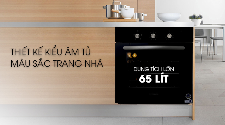 Lò nướng âm Malloca MOV-655 EST 65 lít